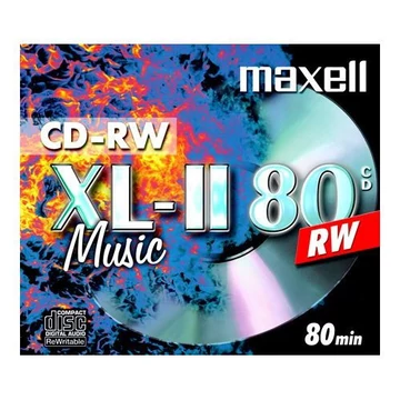 Maxell CD-RW Audio lemez 700 MB 80 perc normál tokban (1)