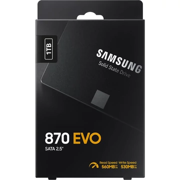Samsung 870 EVO belső SSD 1TB 2.5" SATA3 Samsung 870 EVO belső SSD 1TB 2.5" SATA3