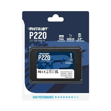 Patriot P220 1TB SSD meghajtó 2,5