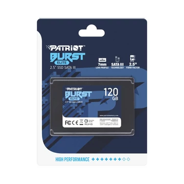 Patriot Burst Elite 120GB SSD meghajtó 450/320 MB/s 2,5" SATA3 Patriot Burst Elite 120GB SSD meghajtó 450/320 MB/s 2,5" SATA3
