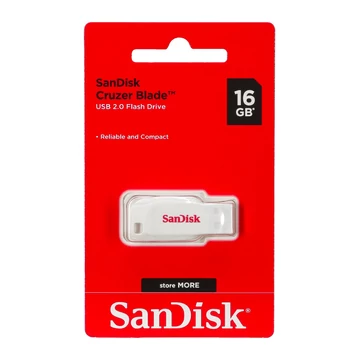 SanDisk Cruzer Blade pendrive 16GB USB 2.0 - fehér