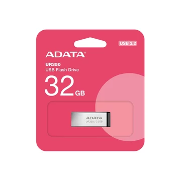 Adata UR350 32GB pendrive, USB 3.2 Gen1, fém/fekete