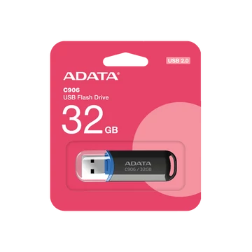 ADATA C906 PENDRIVE 32GB USB 2.0 Fekete ADATA C906 PENDRIVE 32GB USB 2.0 Fekete