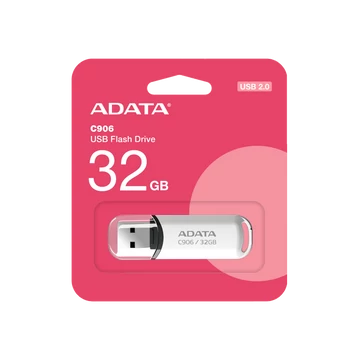 ADATA C906 PENDRIVE 32GB USB 2.0 Fehér ADATA C906 PENDRIVE 32GB USB 2.0 Fehér