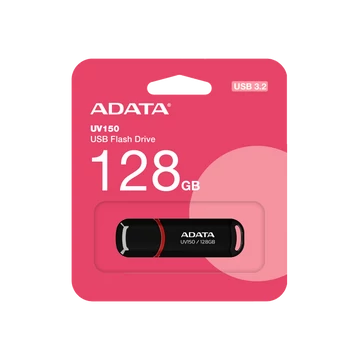ADATA UV150 PENDRIVE 128GB USB 3.2 Fekete ADATA UV150 PENDRIVE 128GB USB 3.2 Fekete