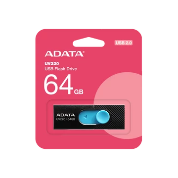 ADATA UV220 pendrive 64GB USB 2.0 - fekete-kék