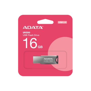 ADATA UV250 pendrive 16GB USB 2.0 - ezüst ADATA UV250 pendrive 16GB USB 2.0 - ezüst