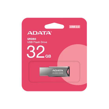 ADATA UV250 PENDRIVE 32GB USB 2.0 Ezüst ADATA UV250 PENDRIVE 32GB USB 2.0 Ezüst