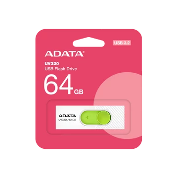 ADATA UV320 pendrive 64GB USB 3.1 - fehér-zöld