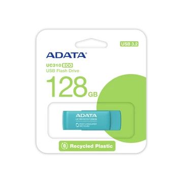 ADATA UC310 ECO pendrive 128GB USB 3.2 Gen1 - zöld ADATA UC310 ECO pendrive 128GB USB 3.2 Gen1 - zöld