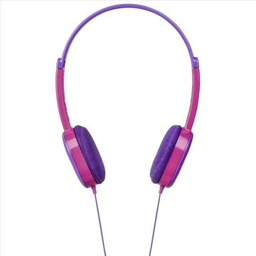 Hama KIDS gyerek fejhallgató 3,5mm jack csatlakozóval 85dB hangerőkorláttal - lila/rózsaszín