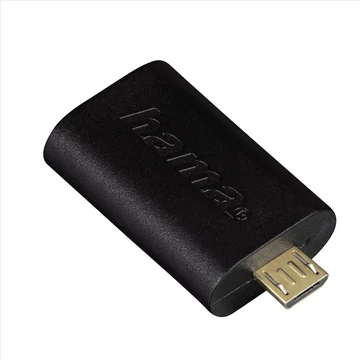 Hama Micro USB-OTG 2.0 adapter - fekete