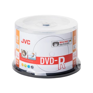 JVC DVD-R 16X Nyomtatható vízálló lemez - 50 db