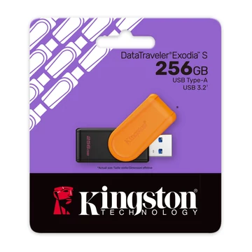 Kingston DT Exodia S pendrive 256GB USB 3.2 Narancssárga Kingston DT Exodia S pendrive 256GB USB 3.2 Narancssárga