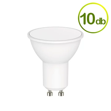 Helios GU10 LED izzó 8W 3000K 540lm 230V - 10 db-os csomag