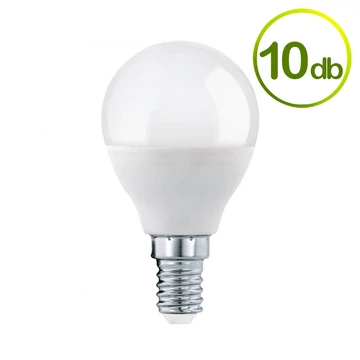 Helios E14 P45 LED izzó 4W 3000K 400lm 230V - meleg fényű (10 db)