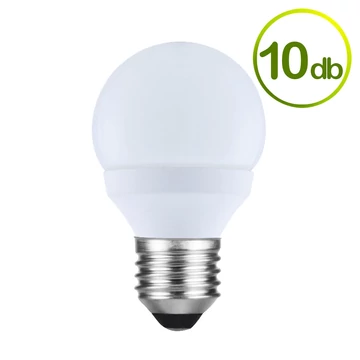 Helios E27 P45 LED izzó 4W 3000K 400lm 230V - meleg fényű (10 db)