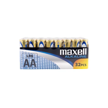 Maxell Alkáli AA ceruza elem LR06 32 darabos csomag