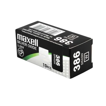 Maxell SR43W (386) ezüst-oxid gombelem 1,55V 105mAh