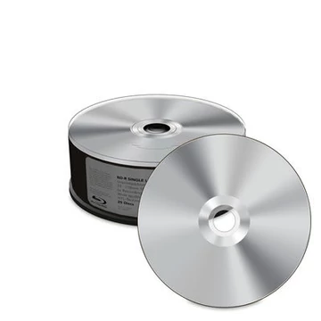 MediaRange BD-R 6X 25 GB Blu-ray lemez Shiny Silver Cake (25)