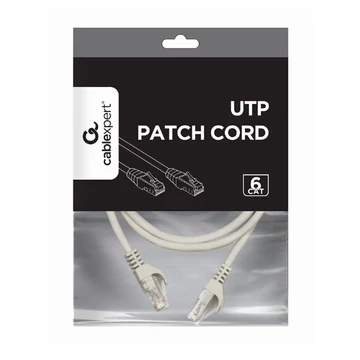 Gembird UTP patch kábel CAT6 RJ45 1m - fehér
