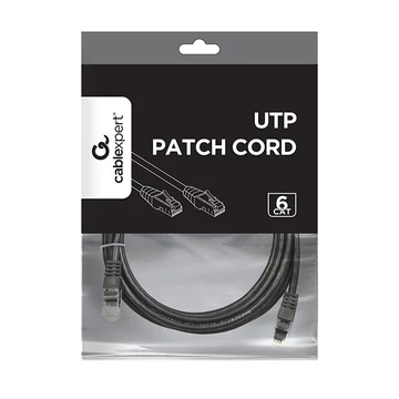 Gembird UTP patch kábel CAT6 RJ45 3m - fekete