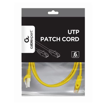 Gembird UTP patch kábel CAT6 [RJ45] 2m - sárga