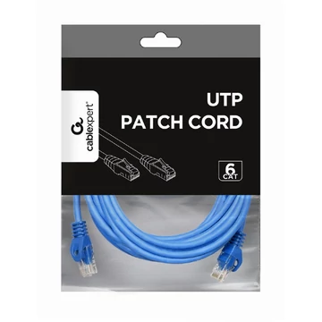 Gembird UTP patch kábel CAT6 RJ45 3m - kék