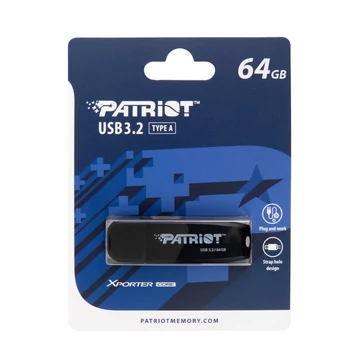 Patriot Xporter Core pendrive 64GB USB 3.2 Gen 1 - fekete Patriot Xporter Core pendrive 64GB USB 3.2 Gen 1 - fekete