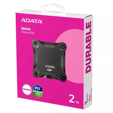 ADATA SD620 külső SSD 2TB USB 3.2 Gen 2 - fekete ADATA SD620 külső SSD 2TB USB 3.2 Gen 2 - fekete