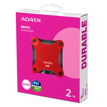 ADATA SD620 külső SSD 2TB USB 3.1 - piros (520/460 MB/s)