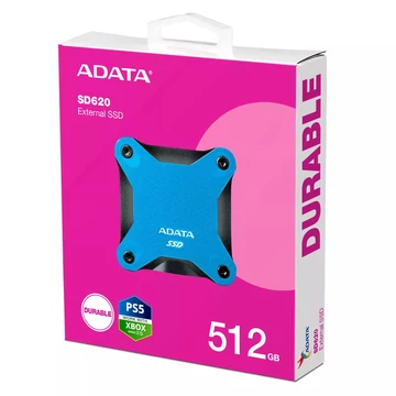 ADATA SD620 külső SSD 512GB USB 3.1 - kék (520/460 MB/s)