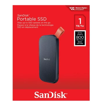 SanDisk Extreme külső SSD 1TB USB 3.2 Gen 2 800 MB/s - fekete SanDisk Extreme külső SSD 1TB USB 3.2 Gen 2 800 MB/s - fekete
