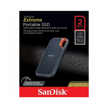 SanDisk Extreme külső SSD 2TB V2 USB 3.2 Gen 2 (1050/1000 MB/s)