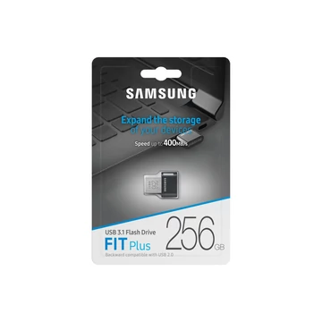 SAMSUNG FIT PLUS PENDRIVE 256GB USB 3.1 Ezüst (400Mb/s) SAMSUNG FIT PLUS PENDRIVE 256GB USB 3.1 Ezüst (400Mb/s)