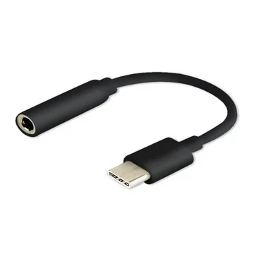 Savio AK-35 audio adapter Type-C - Mini Jack 3,5 mm - fekete