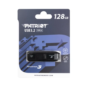 Patriot Xporter 3 Slider 128GB pendrive USB 3.2 Gen 1 - fekete