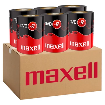 Maxell DVD-R 16X lemez 4,7 GB - 100 darabos shrink csomag