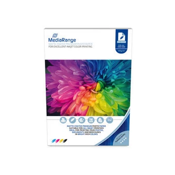 MediaRange Matt Fotópapír A4 105g 100 lap MediaRange Matt Fotópapír A4 105g 100 lap