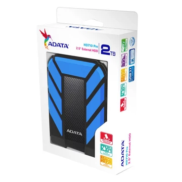 ADATA HD710 Pro külső HDD 2TB USB 3.1 IP68 - kék