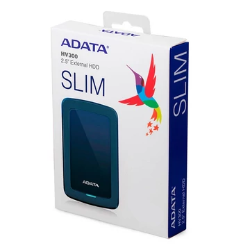 ADATA HV300 külső HDD 1TB USB 3.1 - kék ADATA HV300 külső HDD 1TB USB 3.1 - kék