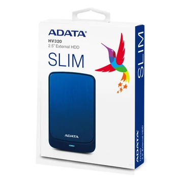 ADATA HV320 külső HDD 1TB USB 3.1 - kék