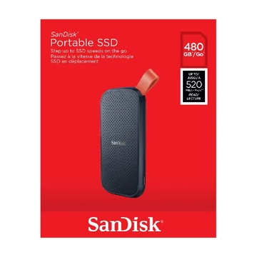 SanDisk Extreme külső SSD 480GB USB 3.2 (520/500 MB/s) - fekete SanDisk Extreme külső SSD 480GB USB 3.2 (520/500 MB/s) - fekete