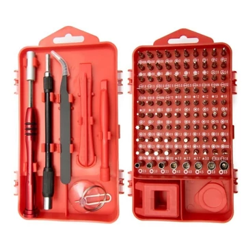 Gembird TK-SD-07 precíziós bit készlet 108 darabos - fekete/narancssárga