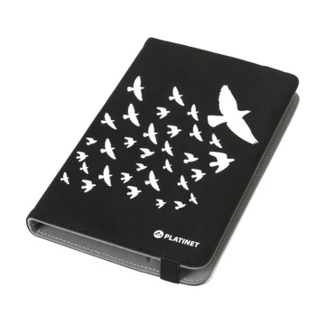 Platinet univerzális tablet tok 7-7,85" - Nature Birds fekete