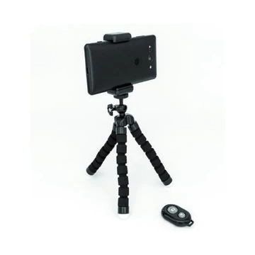 MediaRange Univerzális Tripod Állvány Távírányítóval