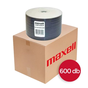 Maxell DVD-R 16X teljes felületén nyomtatható lemez 600 db