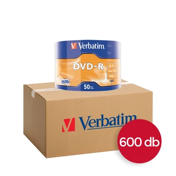 Verbatim DVD-R 16X lemez 4,7 GB 50 darabos shrink csomagolás