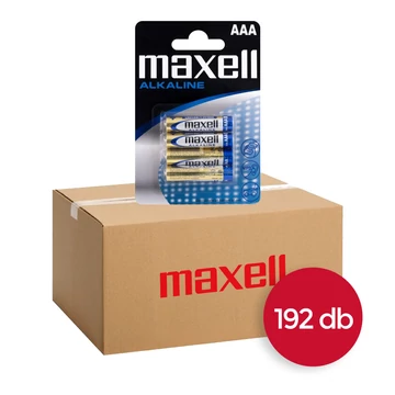 Maxell alkáli AAA elem LR03 1,5V - 192 db