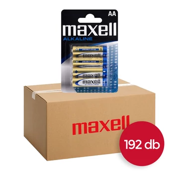 Maxell alkáli AA elem LR06 192 db-os csomag